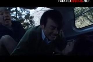 Forced to rape her on the back of a car